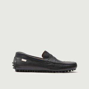 Oliver Cabell Driver | Charcoal Leather Size 8Driver / Charcoal Leather / 8